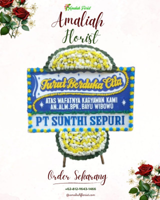 Papan Bunga Duka di Kuta